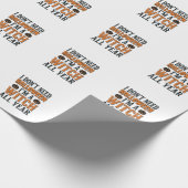 Grappige Heks Jaarrond Halloween Typografie Ontwer Cadeaupapier (Hoek)