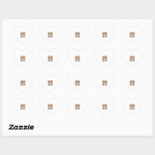 Grappige Heks Jaarrond Halloween Typografie Ontwer Hart Sticker (Vel)