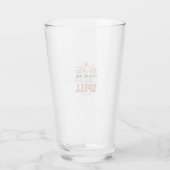 Grappige Heks Spreuk Citaat Halloween Vector Ontwe Glas (Achterkant)