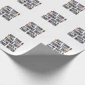 Grappige Heks Test Halloween Citaat Vector Design_ Cadeaupapier (Hoek)