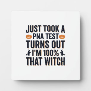 Grappige Heks Test Halloween Citaat Vector Design_ Fotoplaat