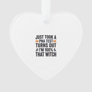 Grappige Heks Test Halloween Citaat Vector Design_ Ornament