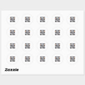 Grappige Heks Test Halloween Citaat Vector Design_ Ronde Sticker (Vel)