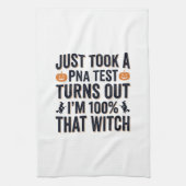 Grappige Heks Test Halloween Citaat Vector Design_ Theedoek (Verticaal)