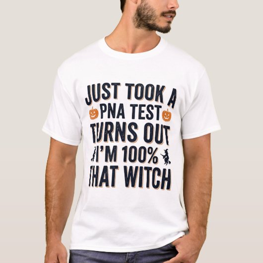 Grappige Heks Test Halloween Citaat Vector Ontwerp T-shirt (Voorkant)