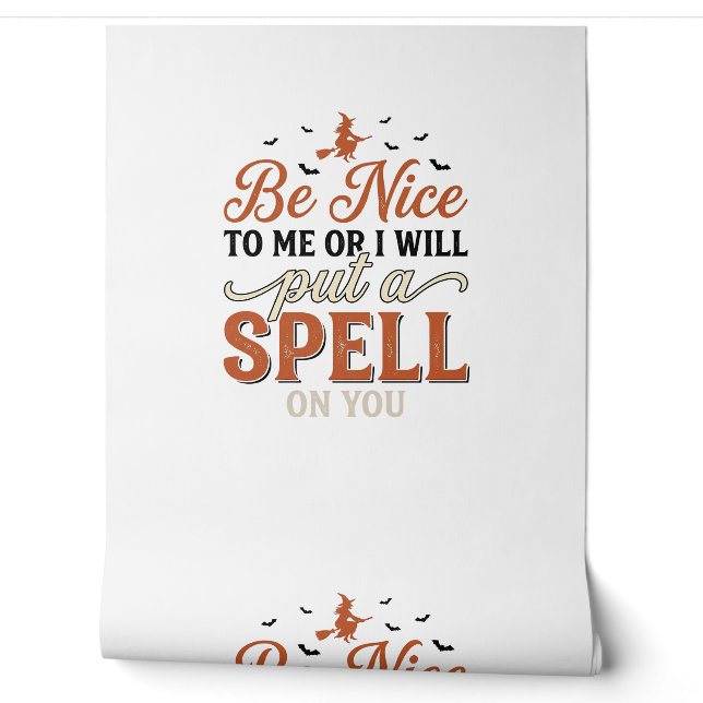 Grappige Heks Tover Spreuk Citaat Halloween Vector Behang (Afrollen)