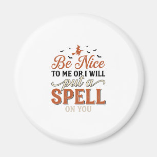 Grappige Heks Tover Spreuk Citaat Halloween Vector Magneet