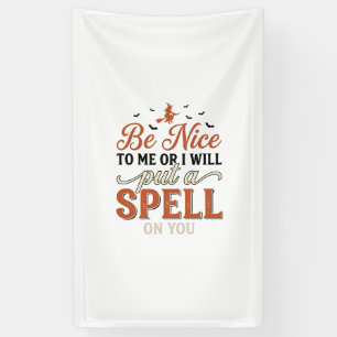 Grappige Heks Tover Spreuk Citaat Halloween Vector Spandoek