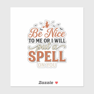 Grappige Heks Tover Spreuk Citaat Halloween Vector Sticker