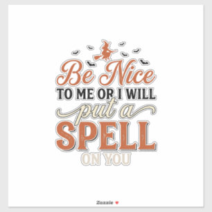 Grappige Heks Tover Spreuk Citaat Halloween Vector Sticker
