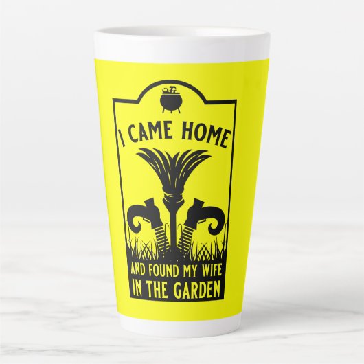 Grappige heks vrouw latte mok (Voorkant)