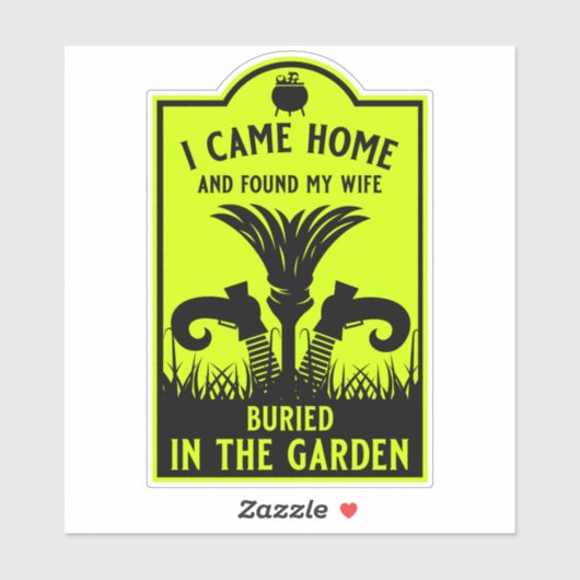 Grappige heks vrouw sticker (Vel)