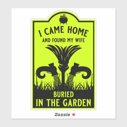 Grappige heks vrouw sticker (Vel)