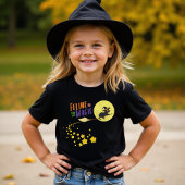 Grappige heks zwarte kat Cartoon grillige Hallowee T-shirt