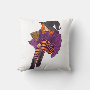 Grappige heksenachtige vibes Halloween vrouwen mei Kussen