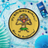 Grappige heksendokter Tiki Party - gepersonaliseer Papieren Bordje (Feest)