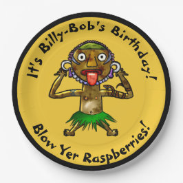 Grappige heksendokter Tiki Party - gepersonaliseer Papieren Bordje