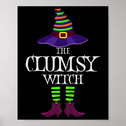 Grappige heksenmagie van Halloween Matching Group Poster (Voorkant)