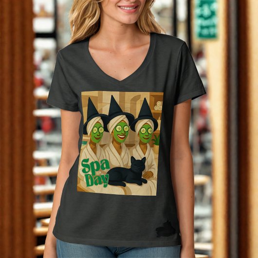Grappige heksenspa-dag humor t-shirt