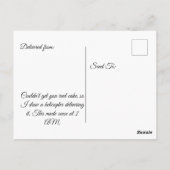 Grappige Helikopter Verjaardag Cake Delivery Art Briefkaart (Achterkant)