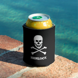 Grappige Hemlock Poison Symbool Schedel Crossbones Blikjeskoeler