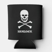 Grappige Hemlock Poison Symbool Schedel Crossbones Blikjeskoeler (Achterkant)