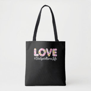 Grappige Hemodialyse Nierverpleegkundige - Liefde  Tote Bag