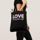 Grappige Hemodialyse Nierverpleegkundige - Liefde Tote Bag (Dichtbij)
