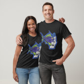 Grappige hengelaarvis cartoon t-shirt (Unisex)
