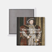 Grappige Henry VIII Magnet (Voorkant / Achterkant)