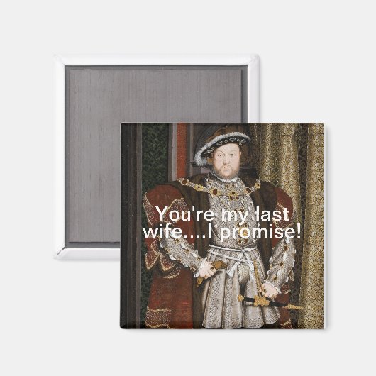 Grappige Henry VIII Magnet (Voorkant / Achterkant)