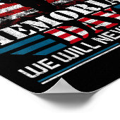 Grappige herdenkingsdag poster (Hoek)