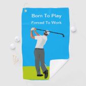 Grappige heren golfhanddoeken novelty design golfhanddoek (Insitu)