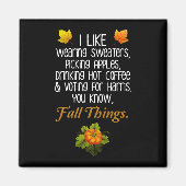 Grappige Herfst 2024 november Verkiezingen Pro-Har Magneet (Voorkant)