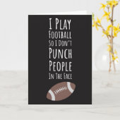 Grappige Herfst Football Kaarten voor hem Humor sp (Gele Bloem)