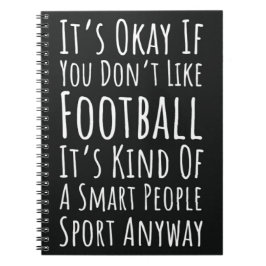 Grappige Herfst geschenken voor Football fans spor Notitieboek