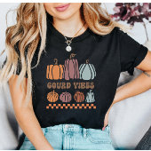 Grappige Herfst "Gourd Vibes" T-shirt