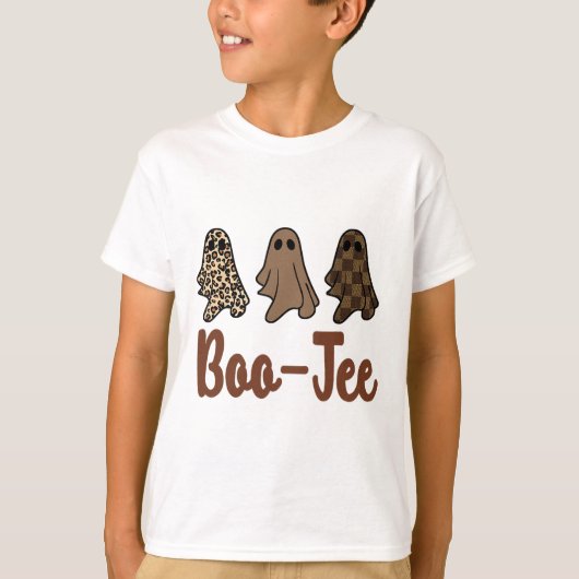 Grappige Herfst Halloween Ghost Boujee Boo-jee Spo T-shirt (Voorkant)