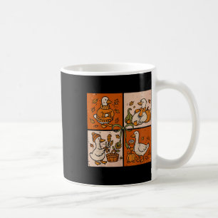 Grappige Herfst Herfst Pompoen Latte Goose Lover P Koffiemok