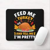 Grappige herfst Herfst Turkije Thanksgiving quotes Muismat (Met muis)