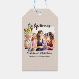 Grappige Herfst wijnproeverij 50ste verjaardag van Cadeaulabel