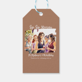 Grappige Herfst wijnproeverij 50ste verjaardag van Cadeaulabel