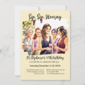 Grappige Herfst wijnproeverij 50ste verjaardag van Kaart (Voorkant)