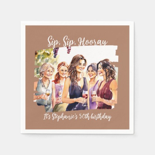 Grappige Herfst wijnproeverij 50ste verjaardag van Servet (Voorkant)