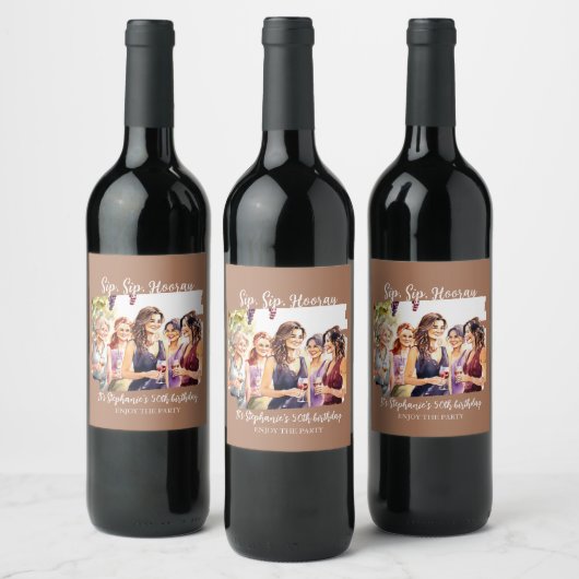 Grappige Herfst wijnproeverij 50ste verjaardag van Wijn Etiket (Flessen)