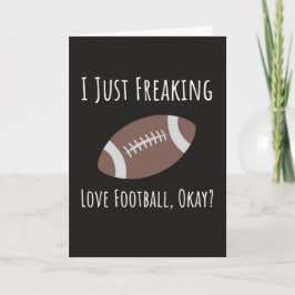 Grappige herfstvoetbalkaarten voor geliefde speler kaart