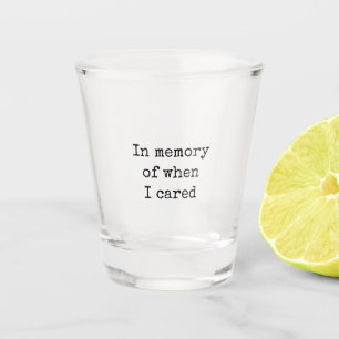 Grappige herinnering aan de tijd dat ik me er iets shot glas