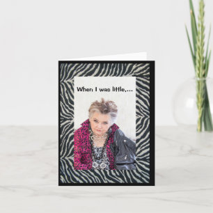 Grappige herinnering kaart