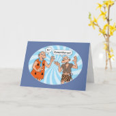 Grappige herinneringen verjaardag kaart (Gele Bloem)