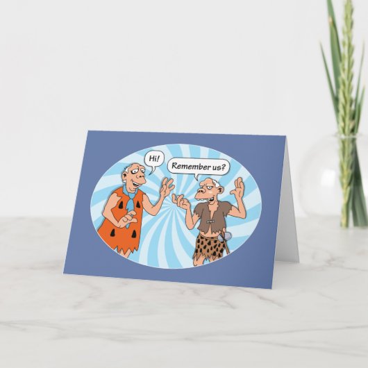 Grappige herinneringen verjaardag kaart (Voorkant)